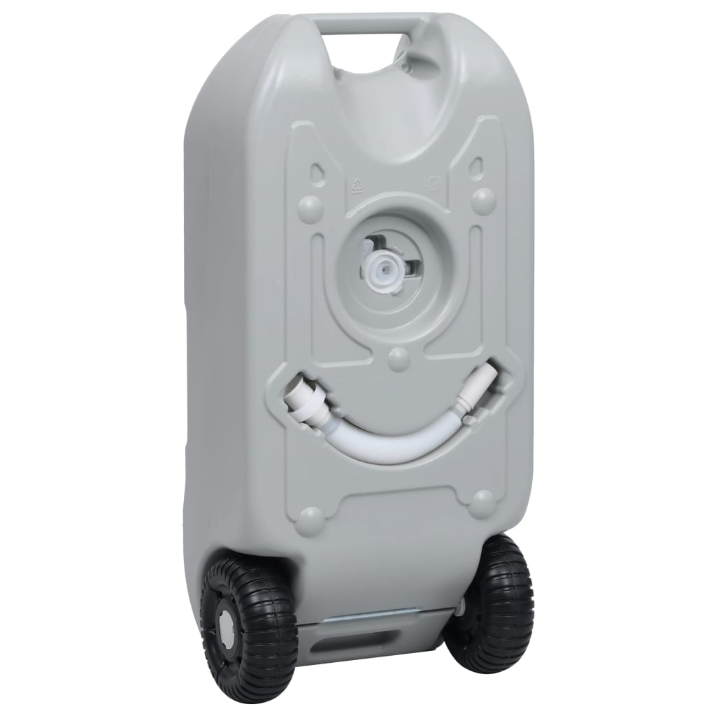 vidaXL Water Tank on Wheels 40 L Blue