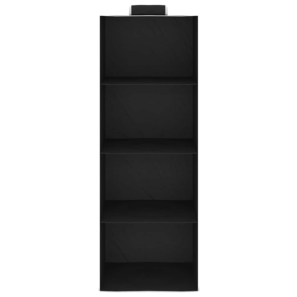 vidaXL Hanging Clothes Organizers 2 pcs with 4 Shelves Fabric
