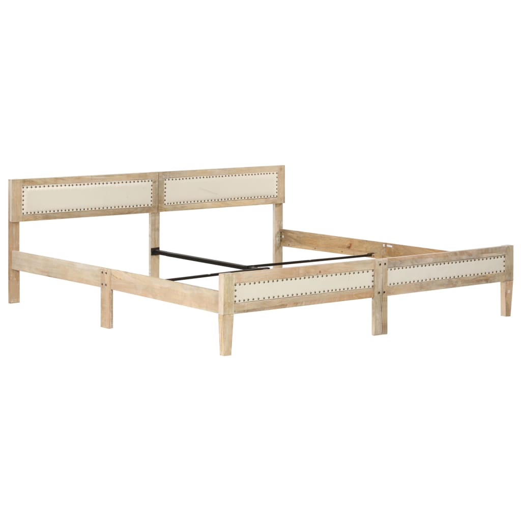 vidaXL Bed frame solid mango wood 200 cm