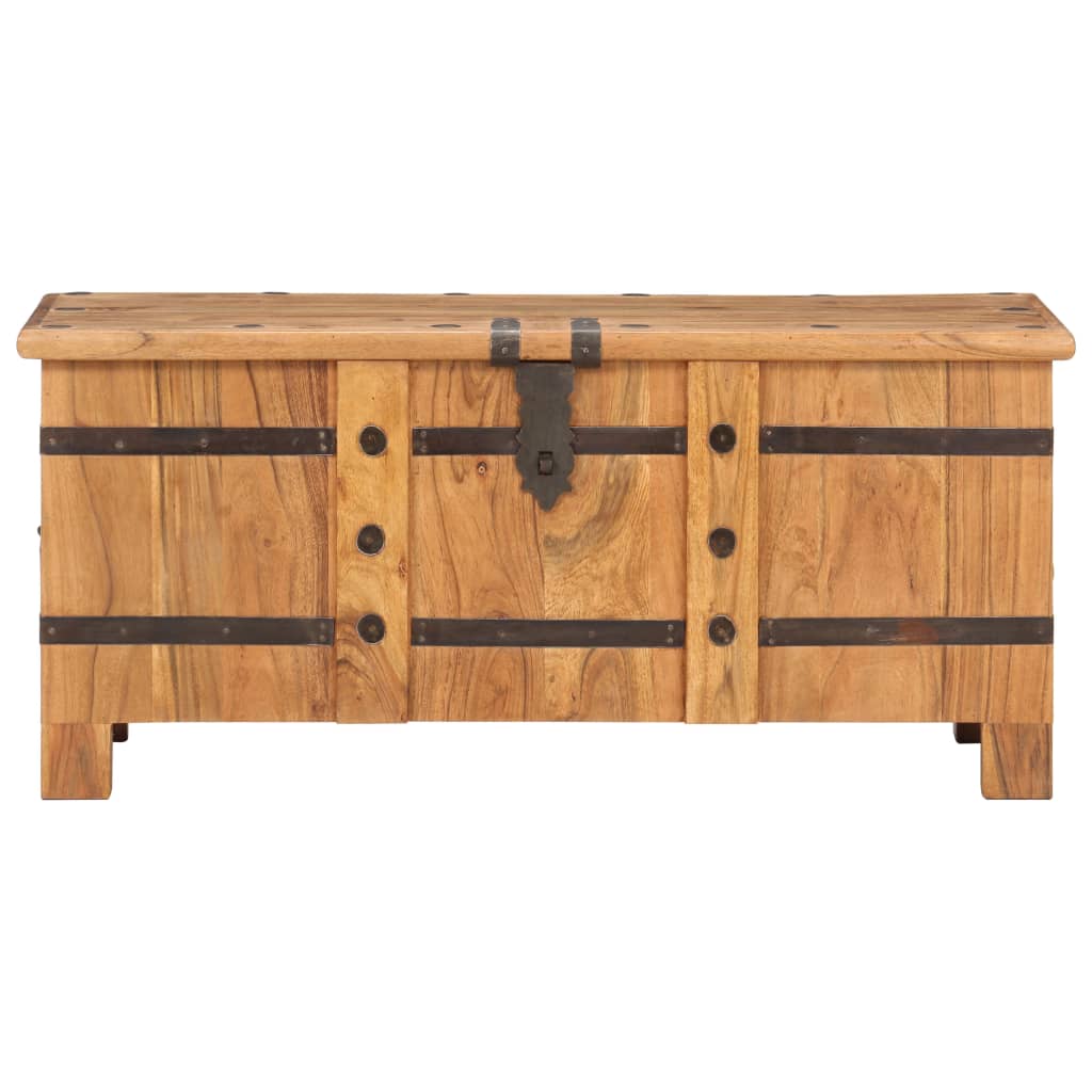 vidaXL Storage Chest 90x40x40 cm Solid Acacia Wood