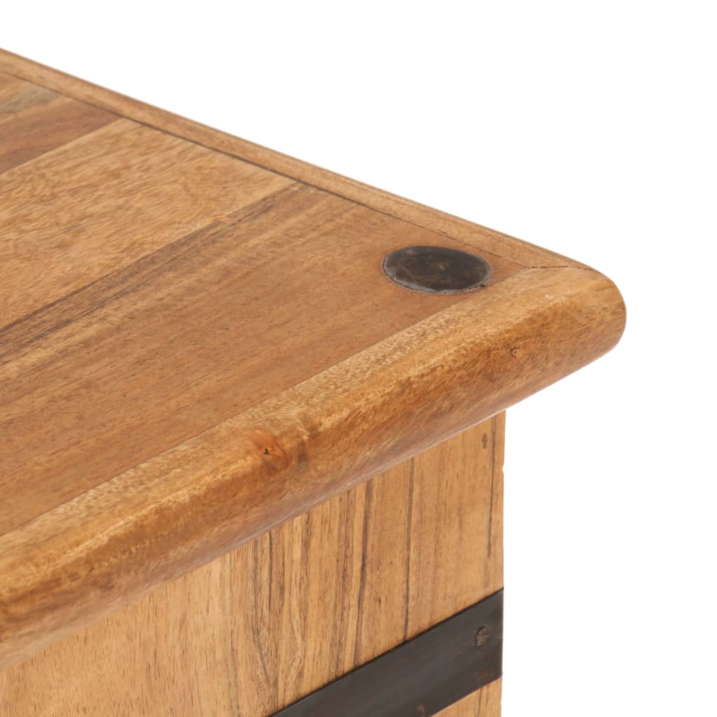 vidaXL Storage Chest 90x40x40 cm Solid Acacia Wood