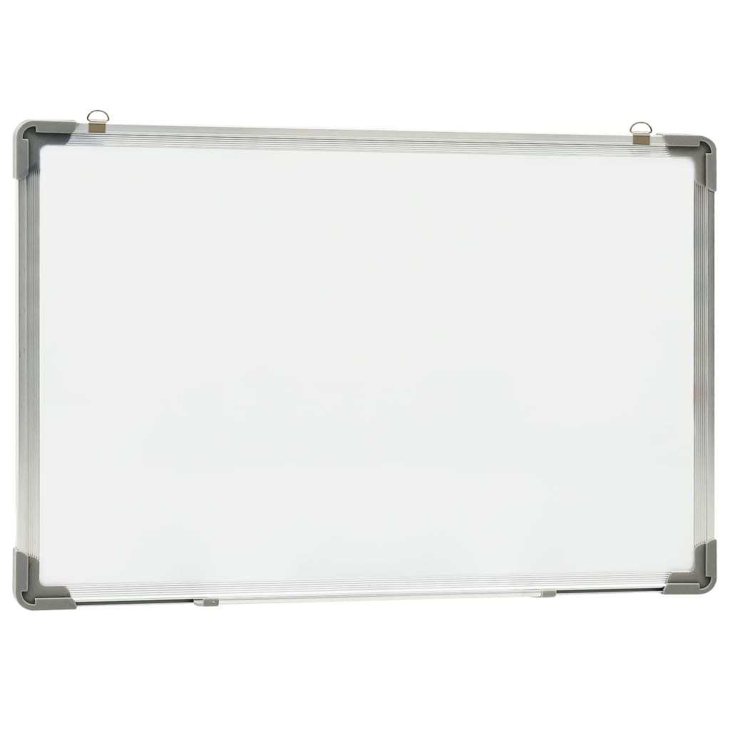 vidaXL Magnetic Whiteboard 50x35 cm Steel White