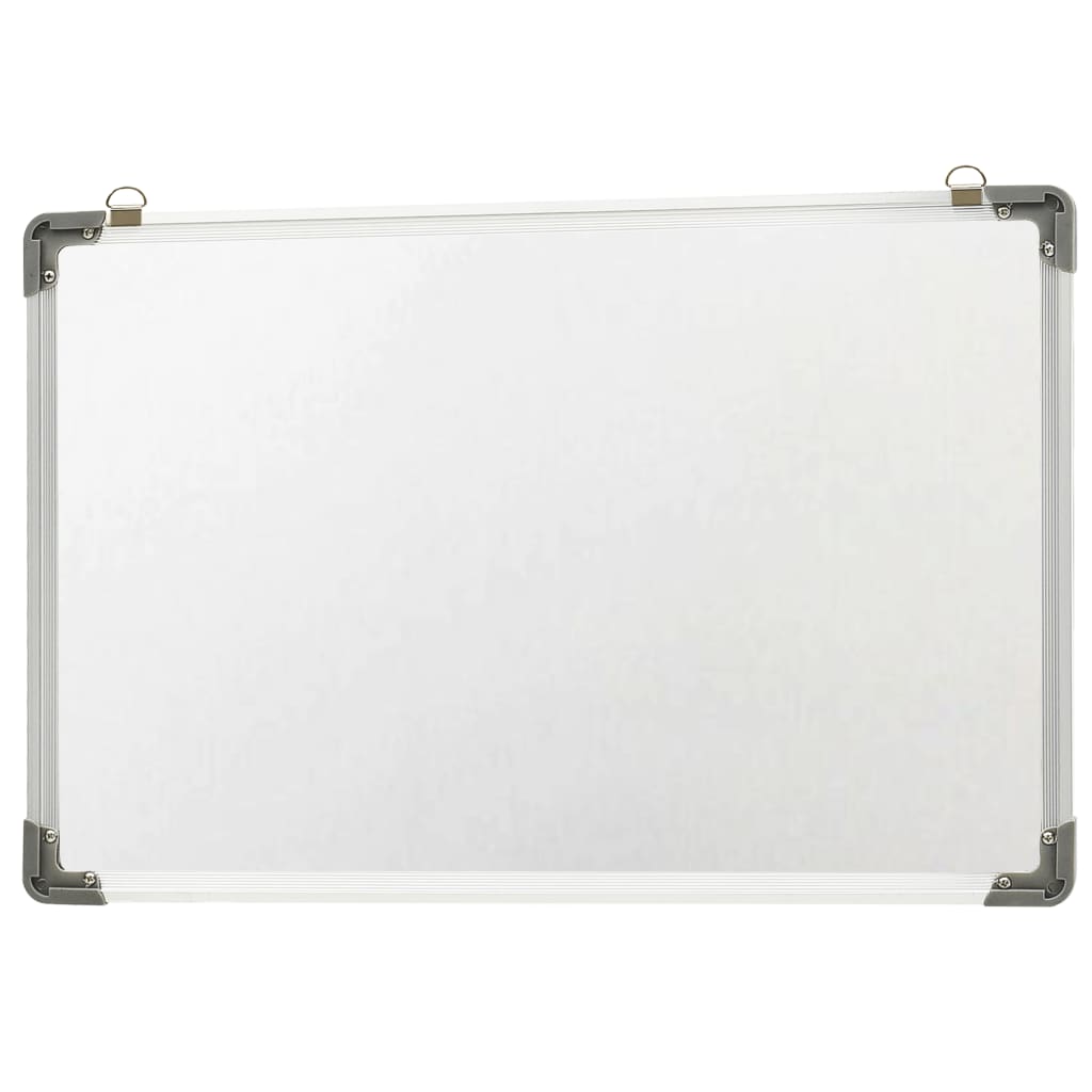 vidaXL Magnetic Whiteboard 50x35 cm Steel White