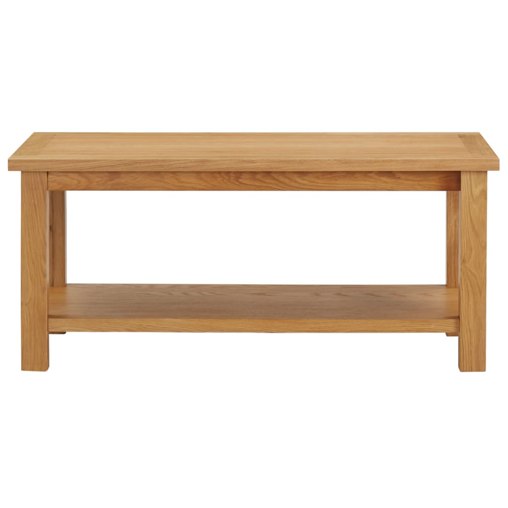 vidaXL Table de salon 90x45x40 cm massif eikenhout