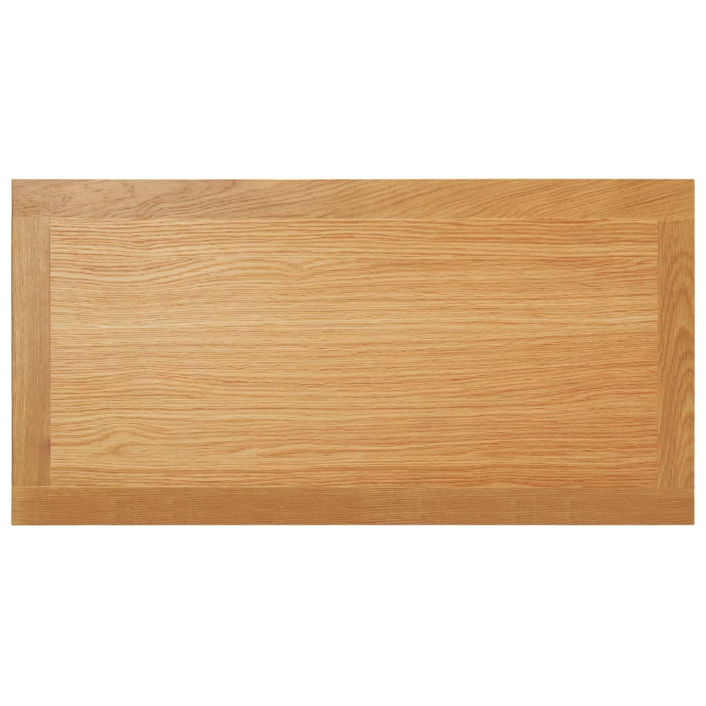 vidaXL Table de salon 90x45x40 cm massif eikenhout