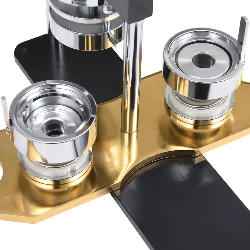 vidaXL Button Maker Machine with Circle Cutter Rotary Punch 58 mm
