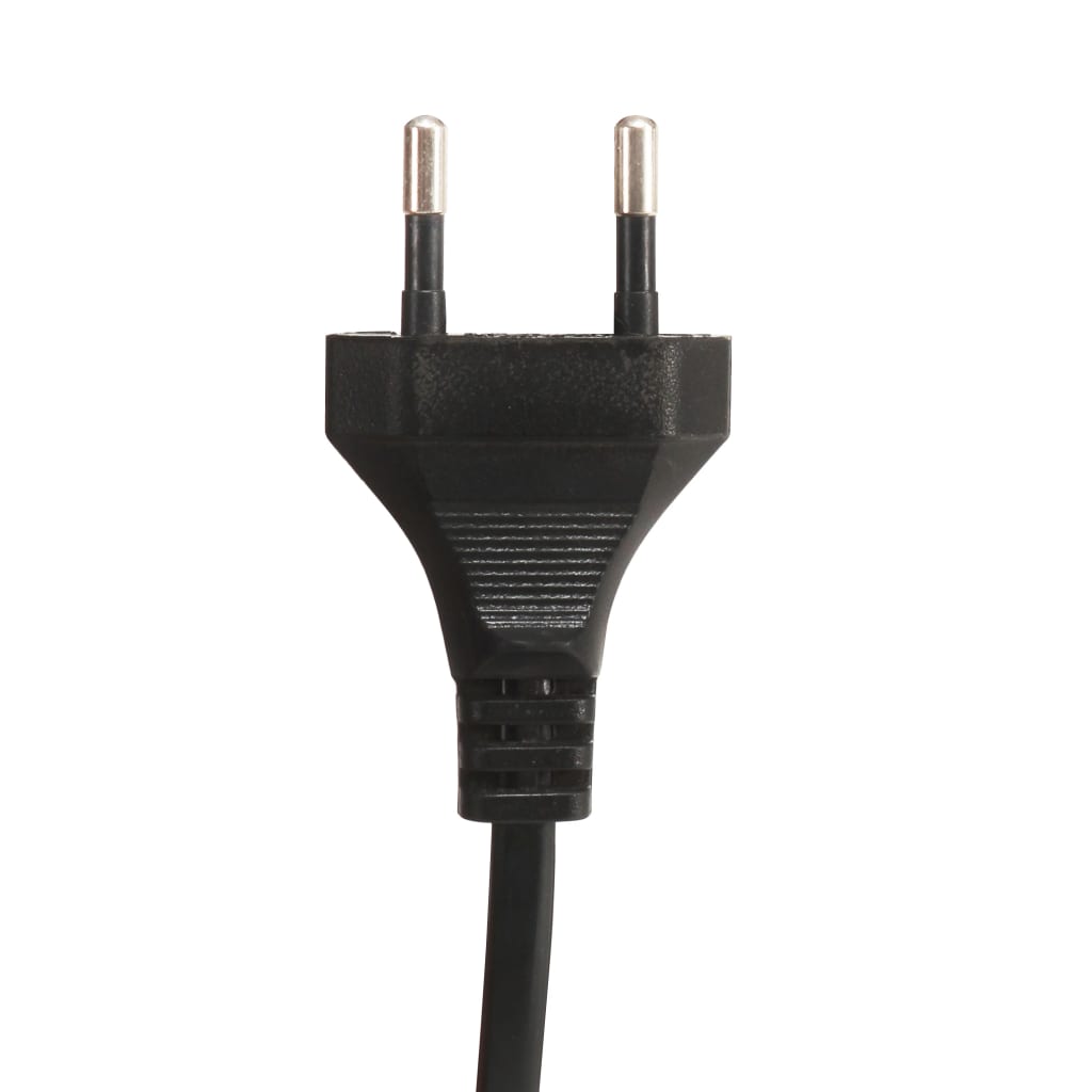 vidaXL Vloerlamp met 2 lampenkappen E27 gietijzer zilverkleurig