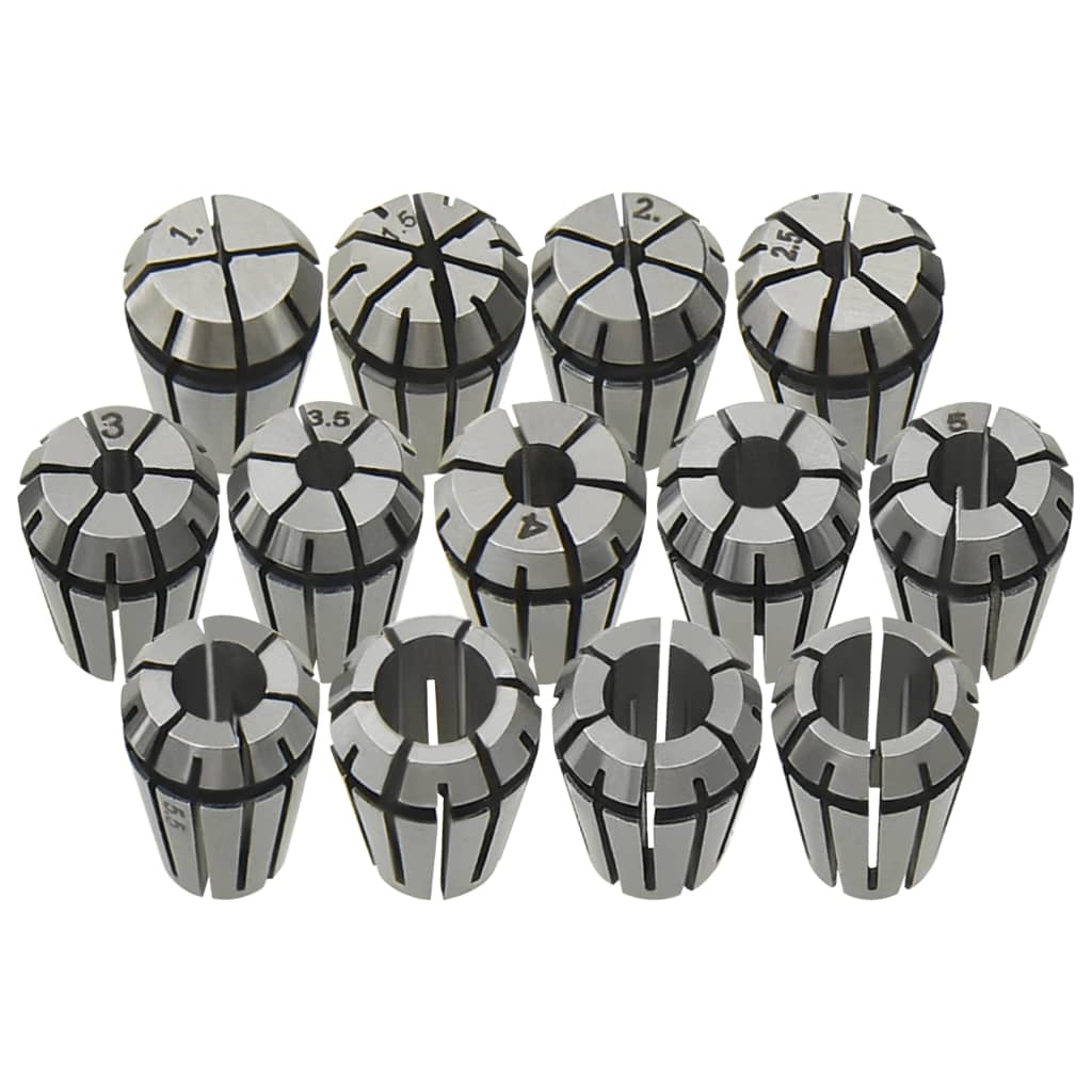 vidaXL 13-piece ER11 Collet Chuck Set