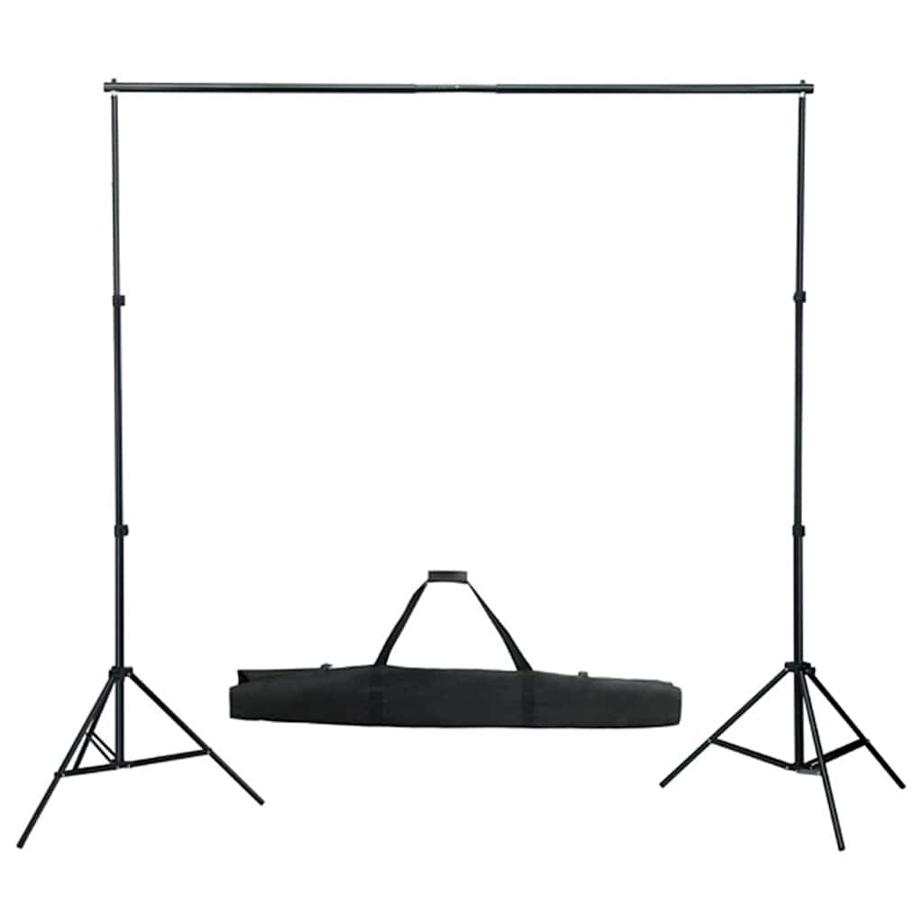 vidaXL Fotostudioset met achtergrond, lampen en paraplu's