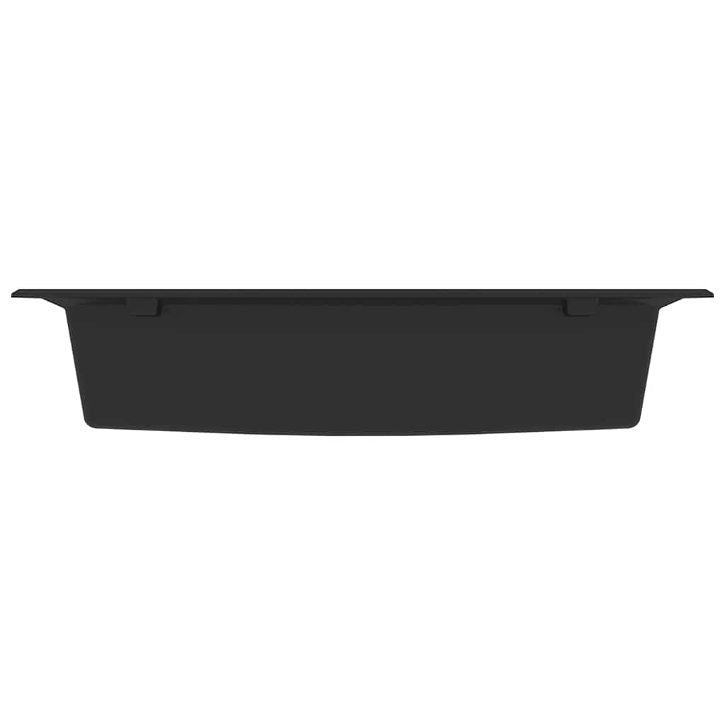 vidaXL Kitchen Sink Black 79 x 50 x 31 cm Quartz and Resin