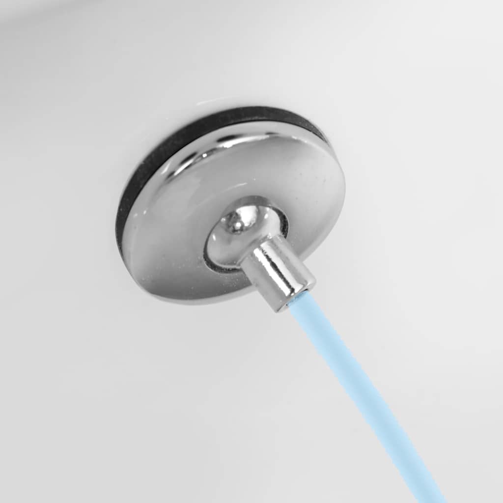 vidaXL Hangend toilet randloos met verborgen stortbak keramiek wit