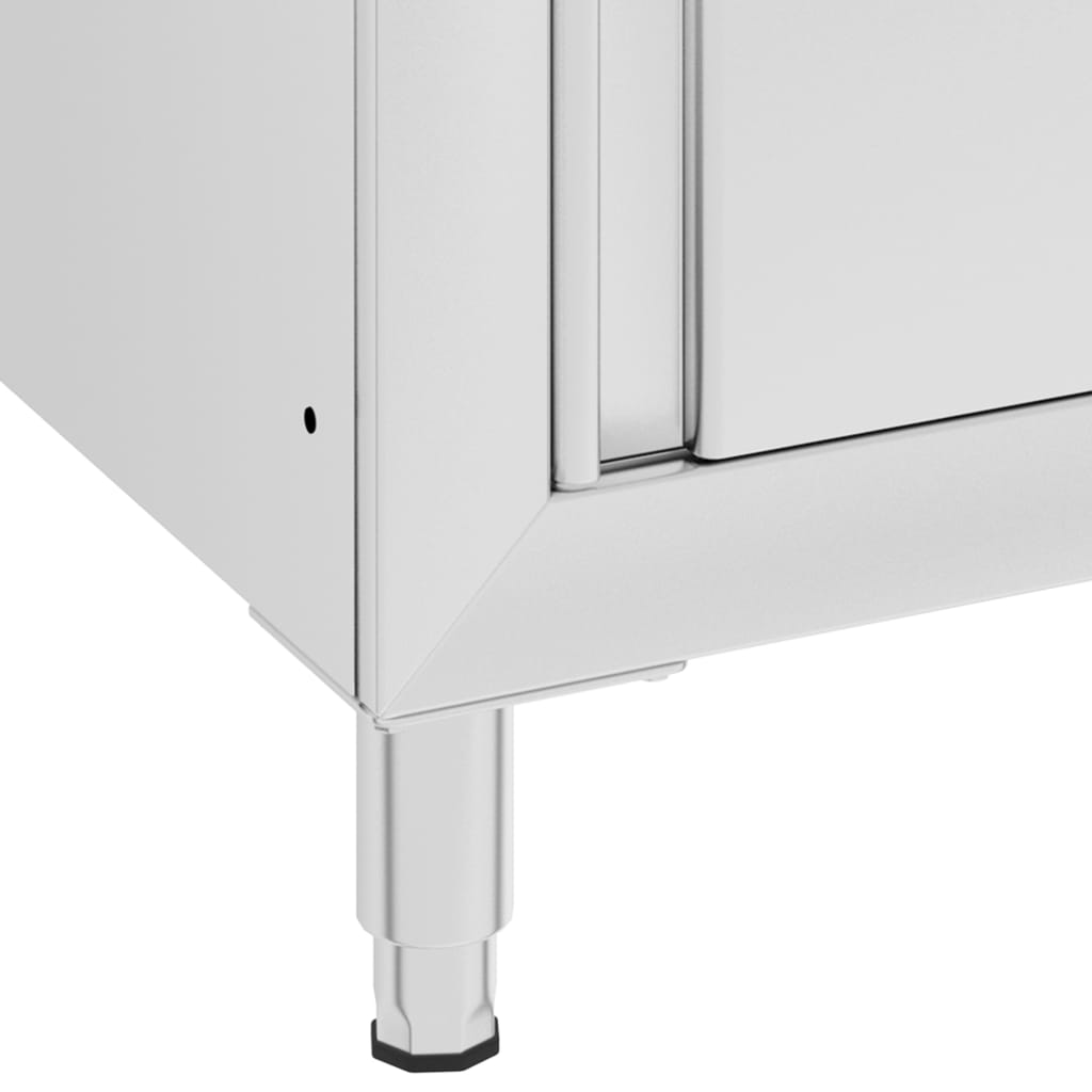 vidaXL Papier peint commercial 60x60x96 cm acier inoxydable