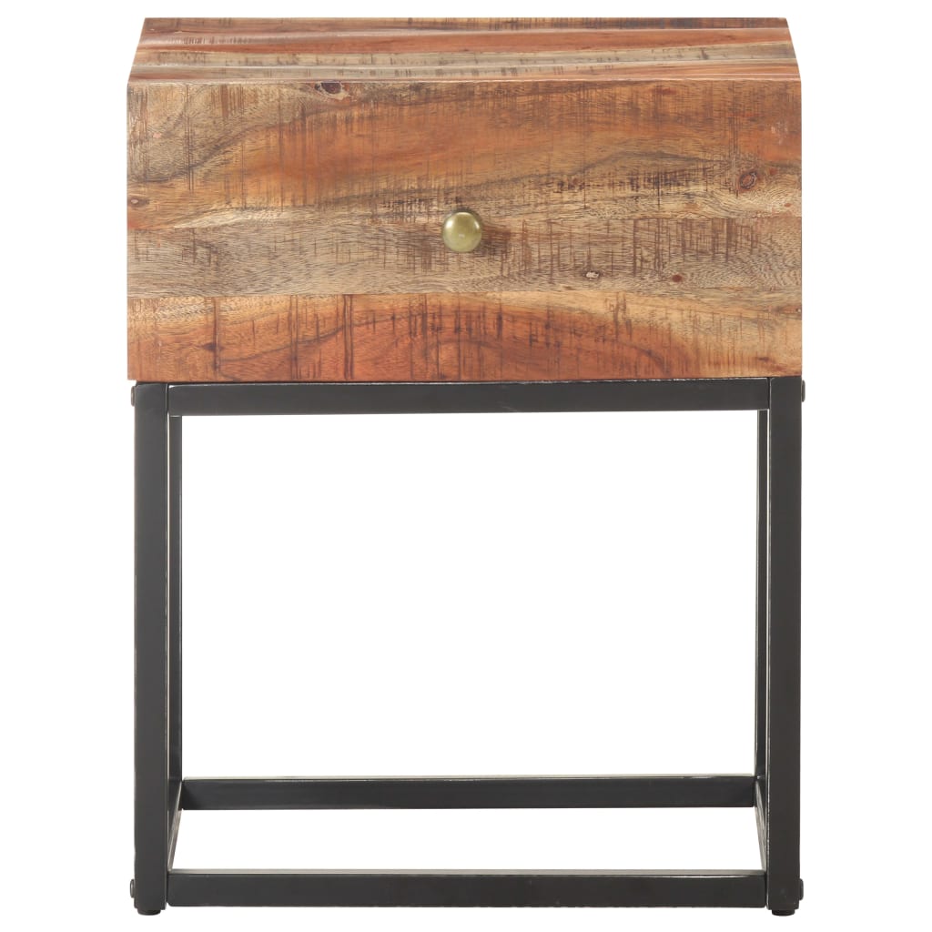 vidaXL Nightstand 40x30x50 cm rough acacia wood