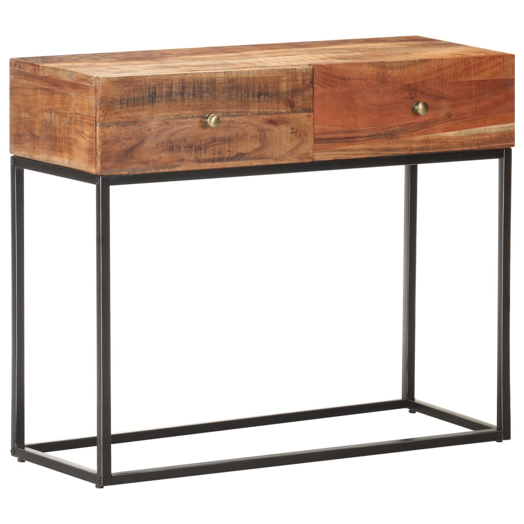 vidaXL Wandtafel 90x35x75 cm ruw acaciahout