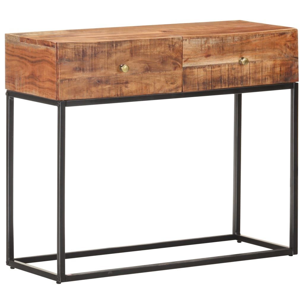 vidaXL Wandtafel 90x35x75 cm ruw acaciahout