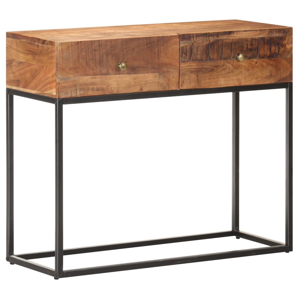 vidaXL Wandtafel 90x35x75 cm ruw acaciahout