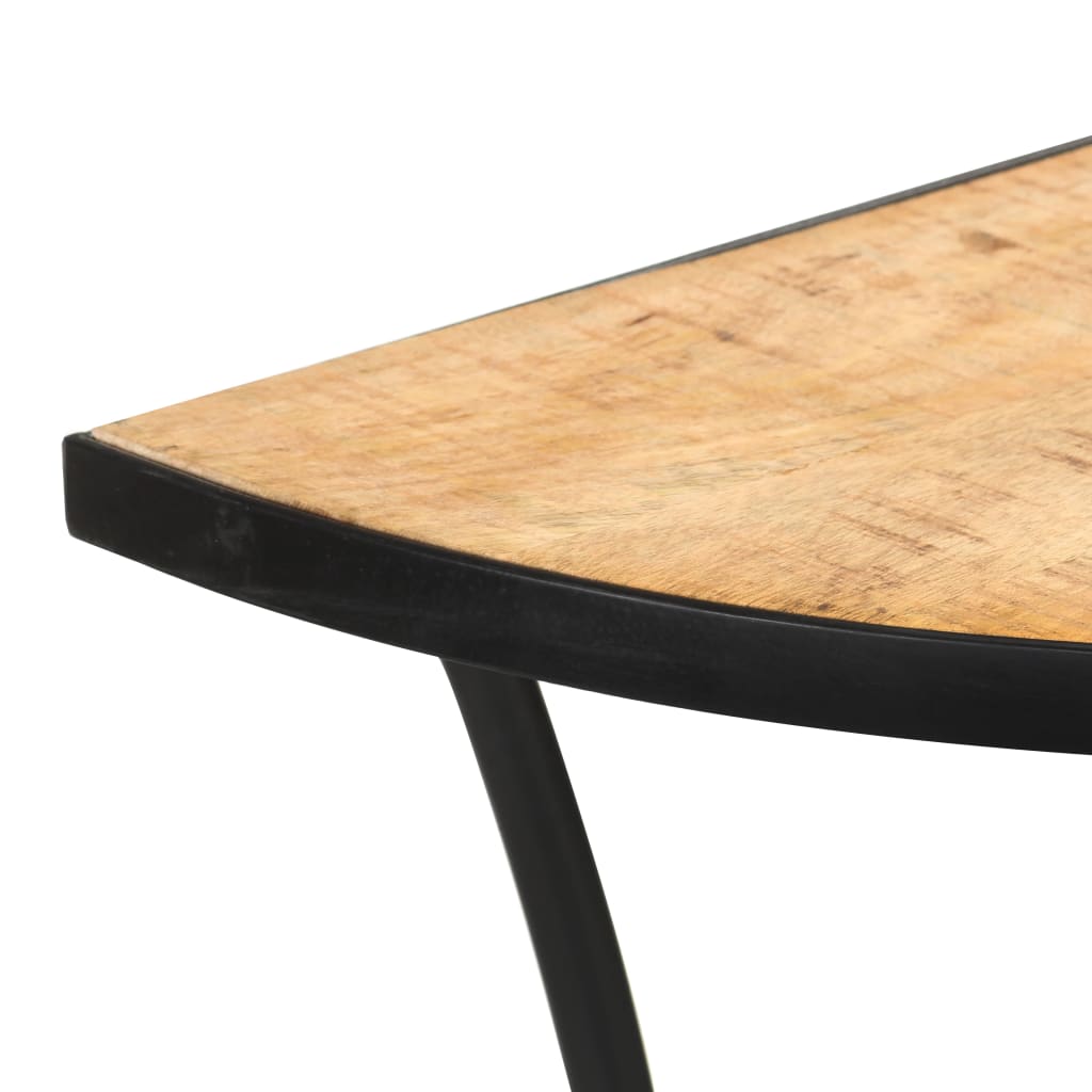 vidaXL Bijzettafel 110x40x77 cm massief mangohout