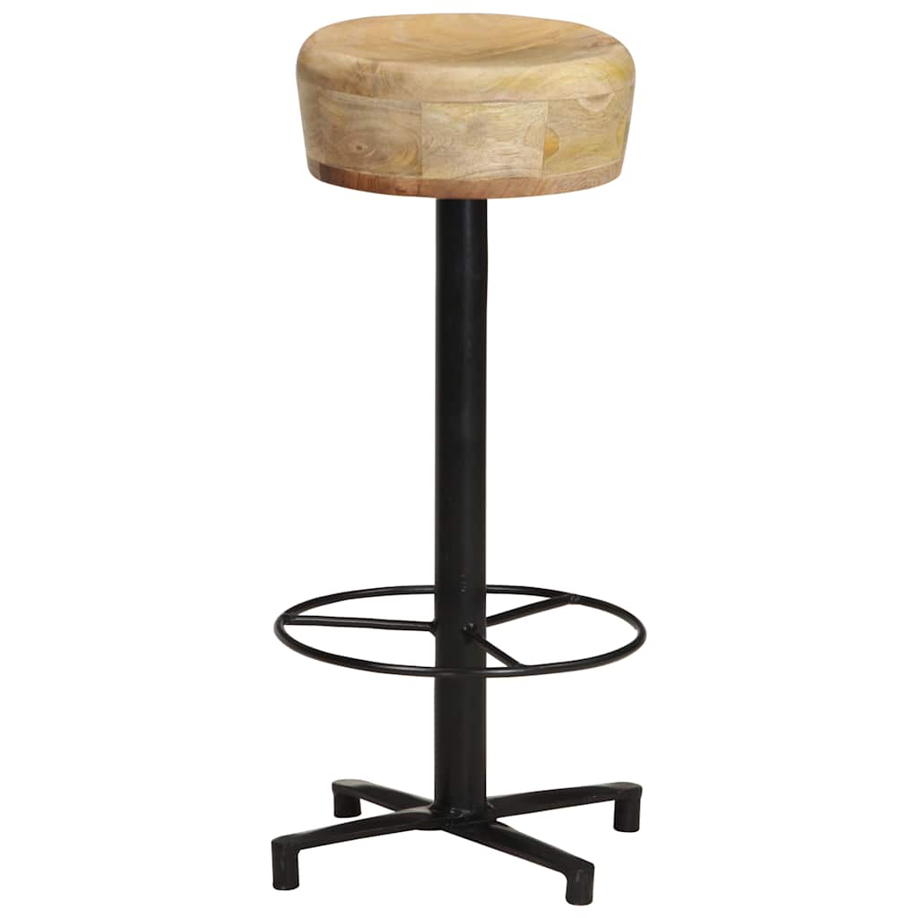 vidaXL Barkrukken 2 st 76 cm massief mangohout