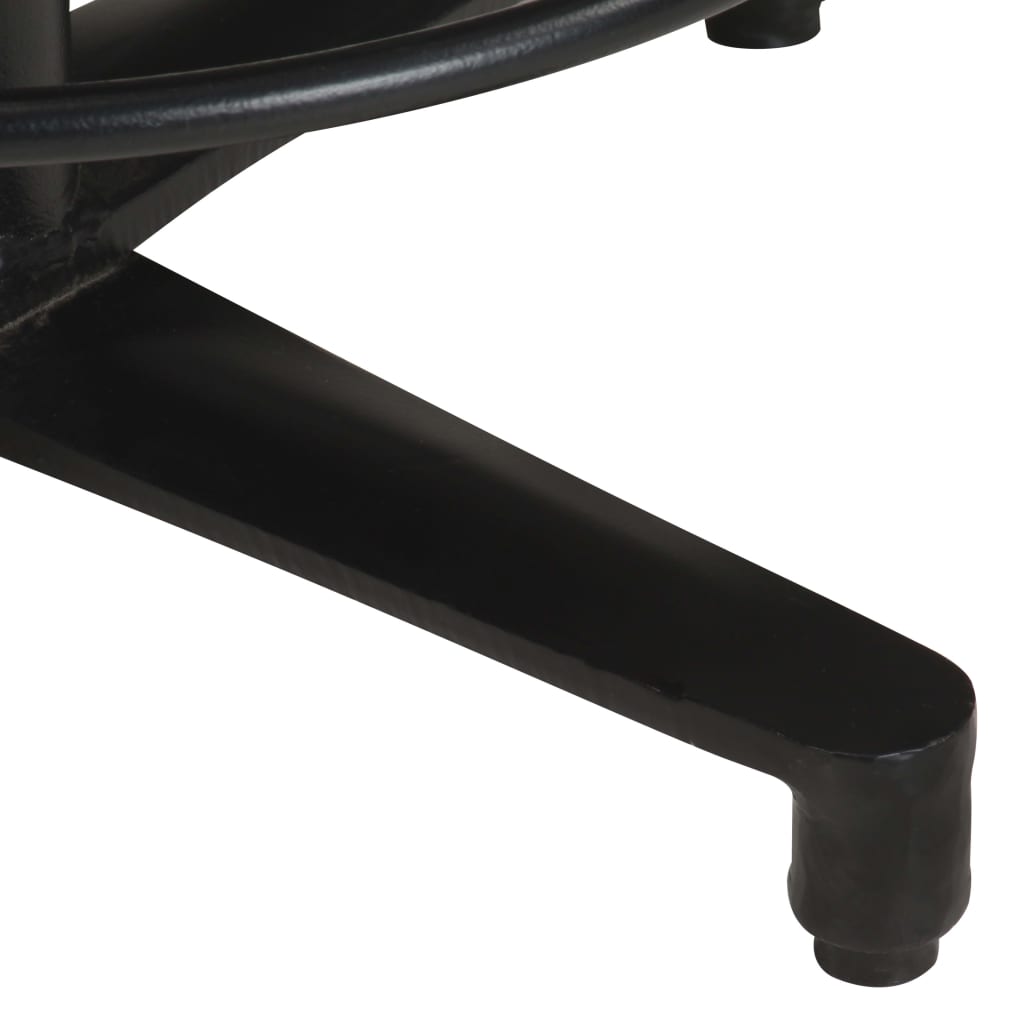 vidaXL Bar Stools 2 pcs 76 cm Genuine Leather