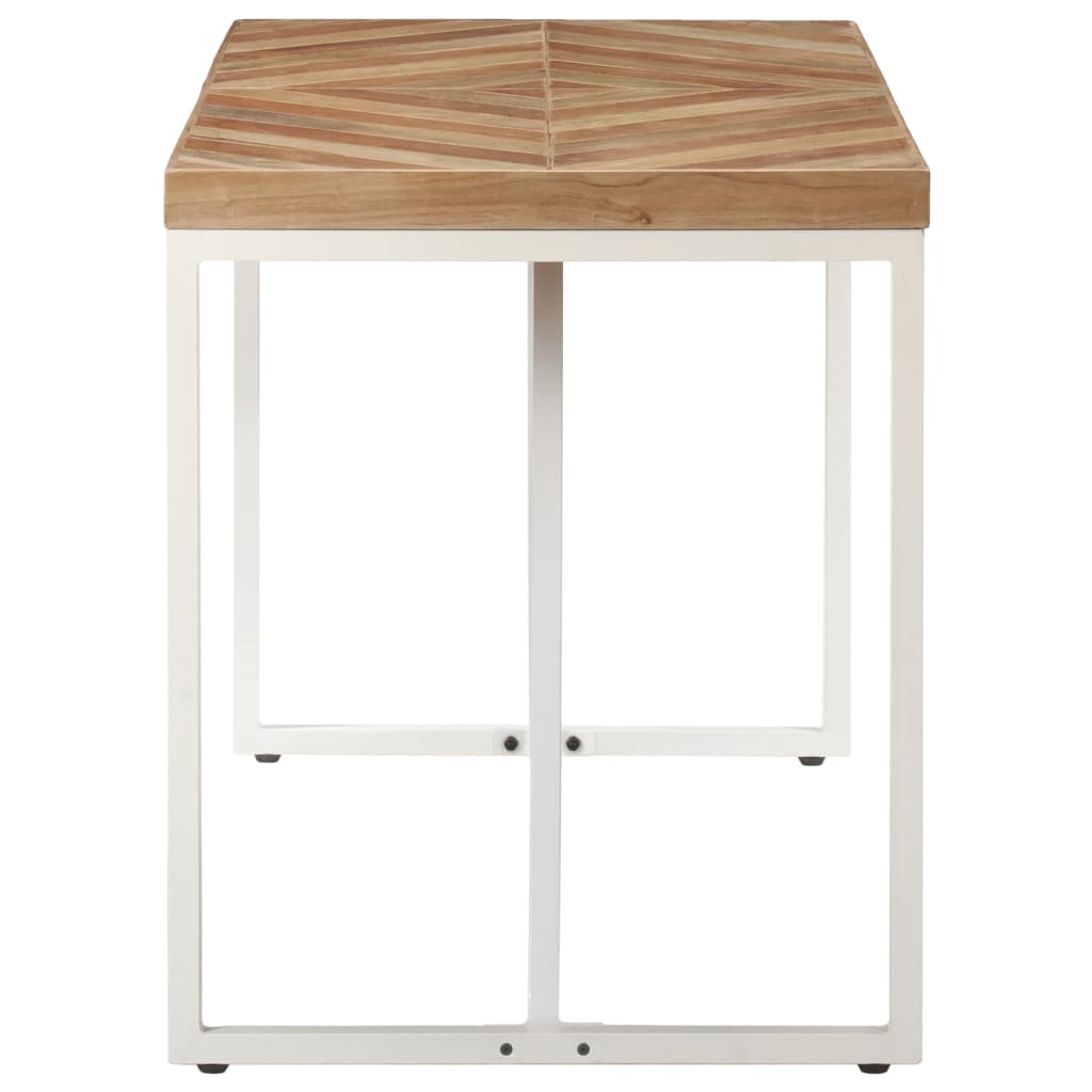vidaXL Eettafel 120x60x76 cm massief acaciahout en mangohout