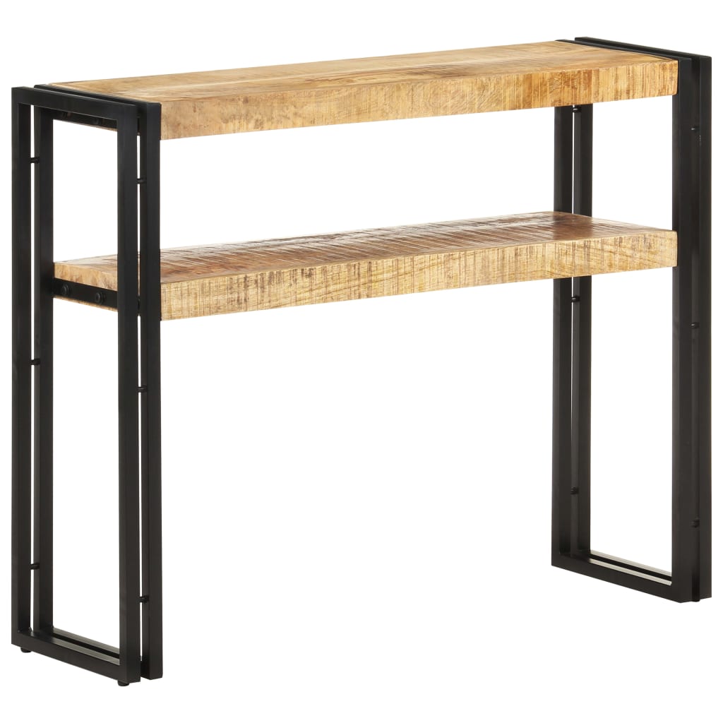 vidaXL Wandtafel 90x30x75 cm ruw mangohout