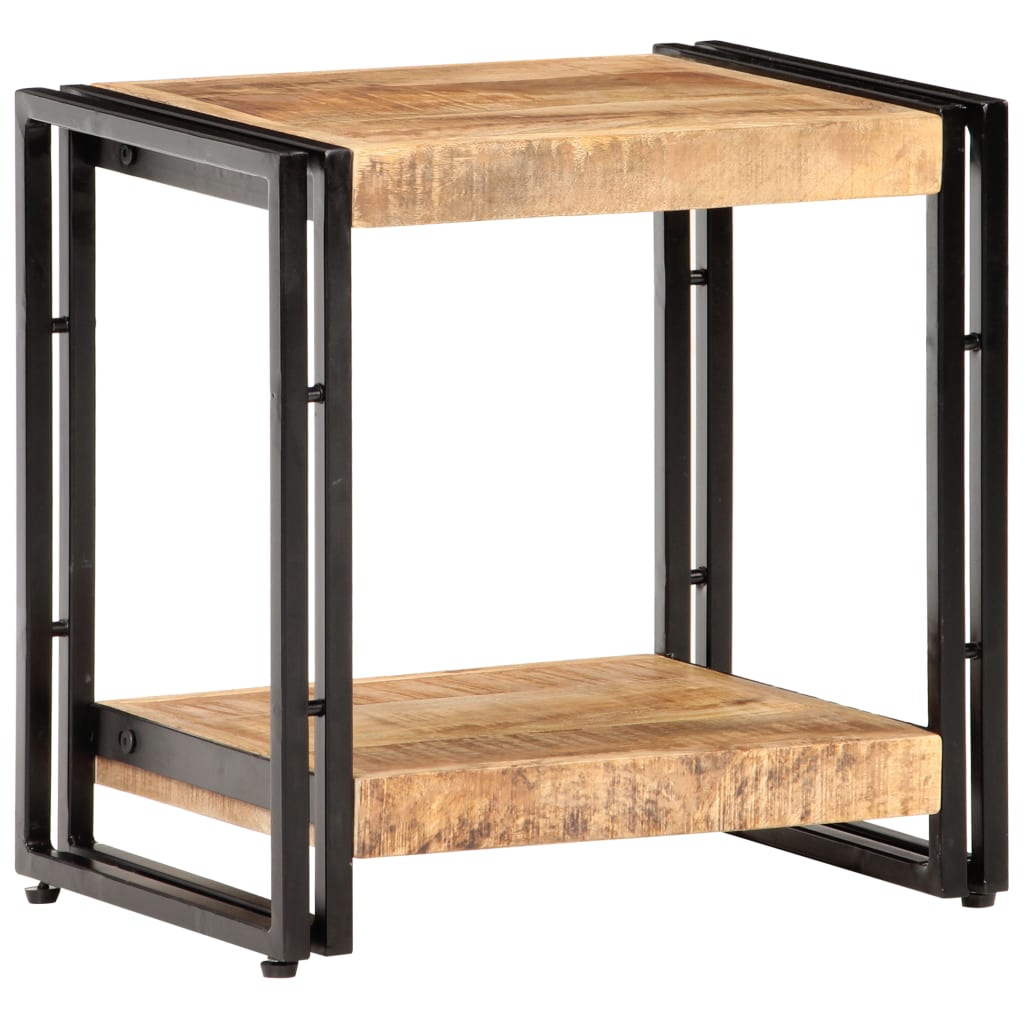 vidaXL Bijzettafel 40x30x40 cm ruw mangohout