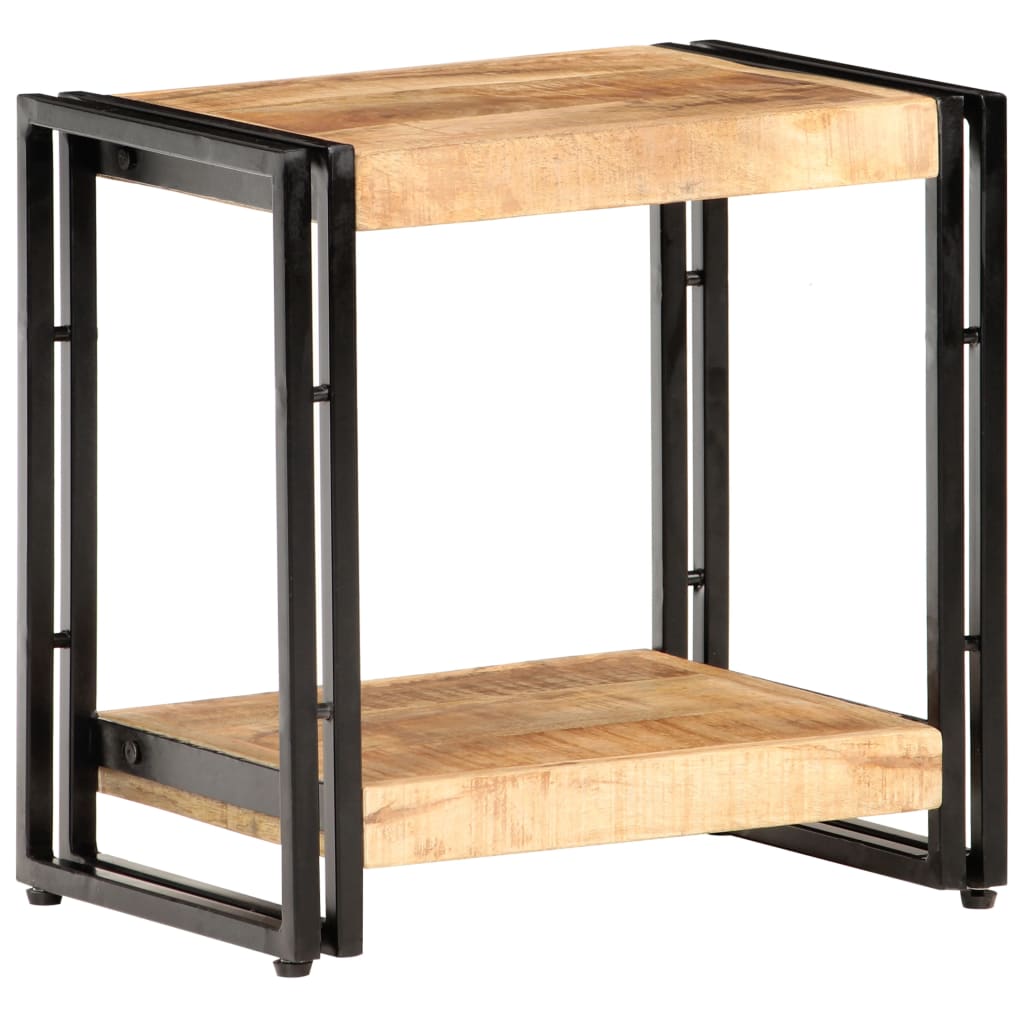 vidaXL Bijzettafel 40x30x40 cm ruw mangohout