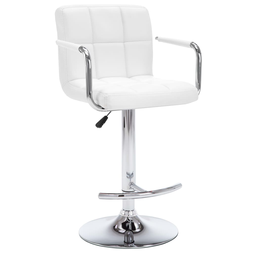 vidaXL Barstoelen 2 st artiste blanc