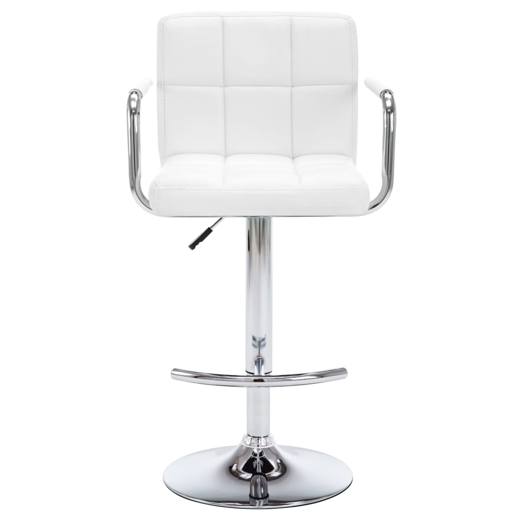 vidaXL Barstoelen 2 st artiste blanc