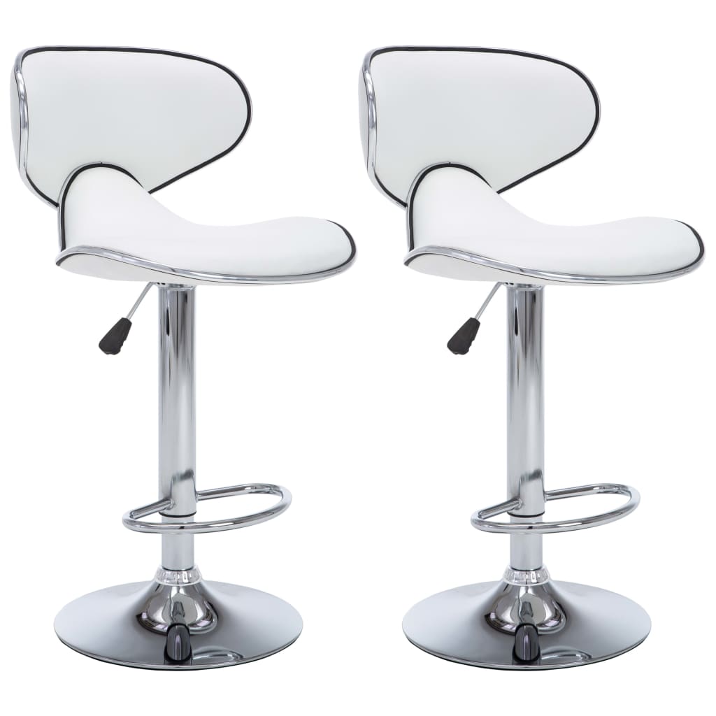 vidaXL Barstoelen 2 st artiste blanc