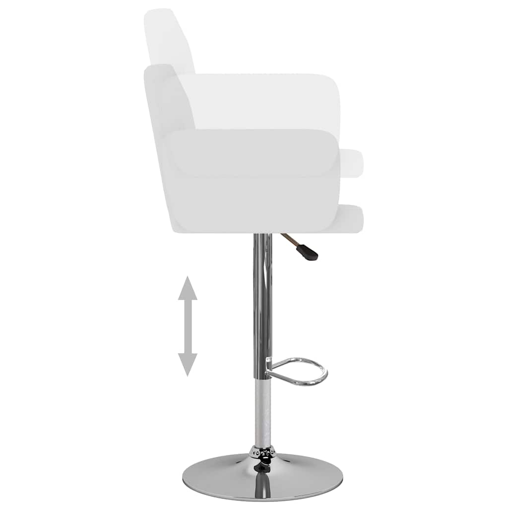 vidaXL Barstoelen 2 st artiste blanc
