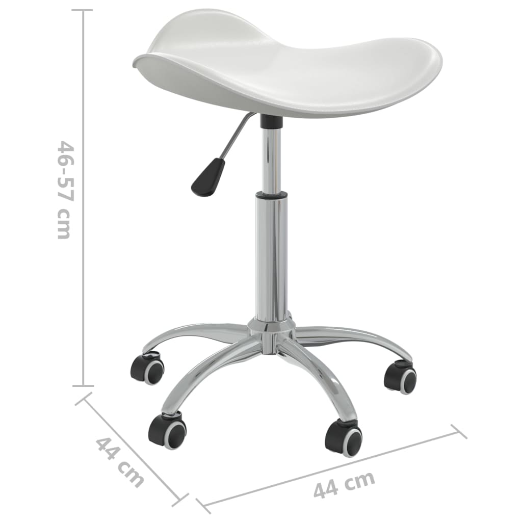 vidaXL Salonkruk kunstleer wit