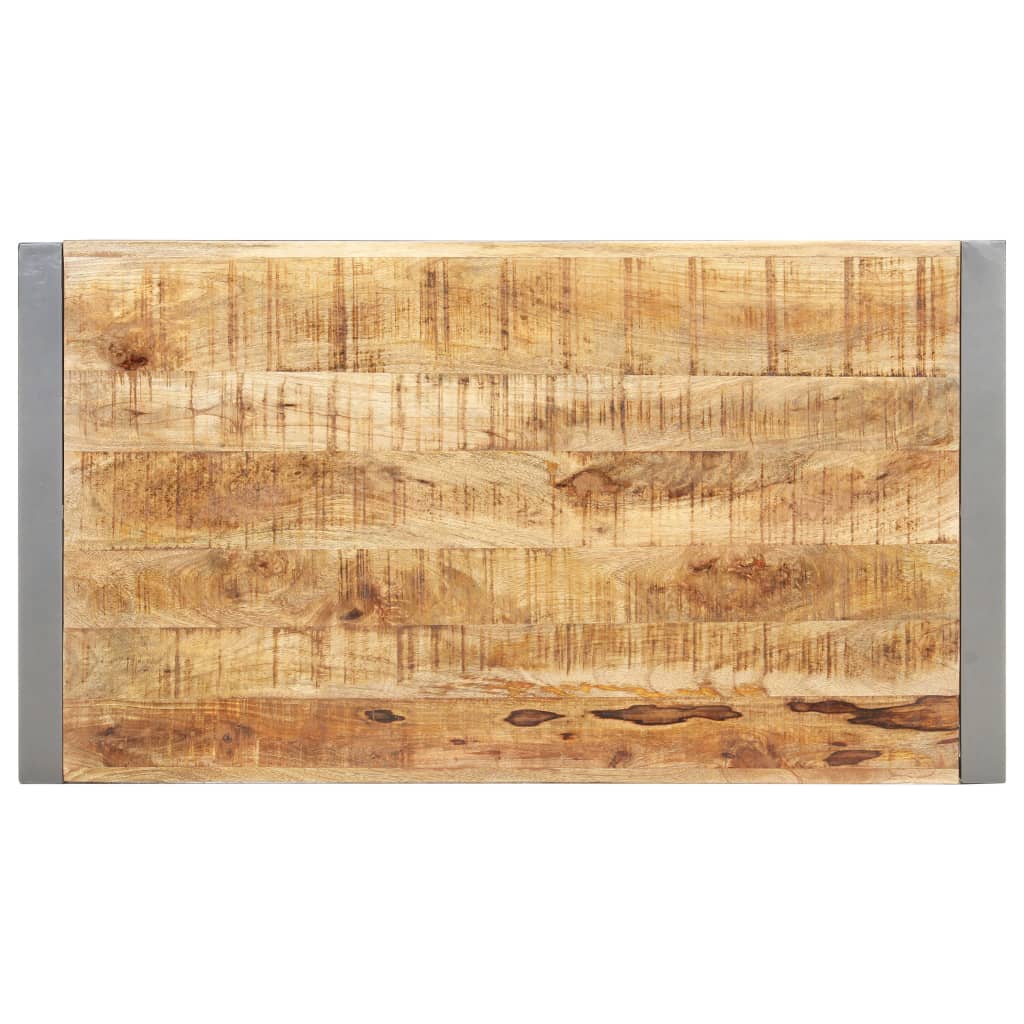vidaXL Salontafel 110x60x40 cm ruw mangohout
