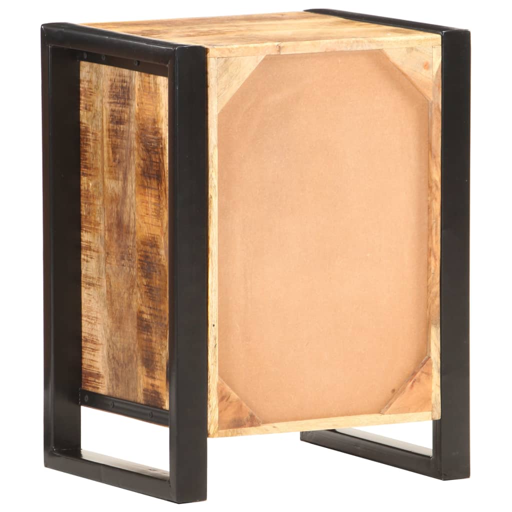 vidaXL Nachtkastje 40x35x55 cm massief mangohout