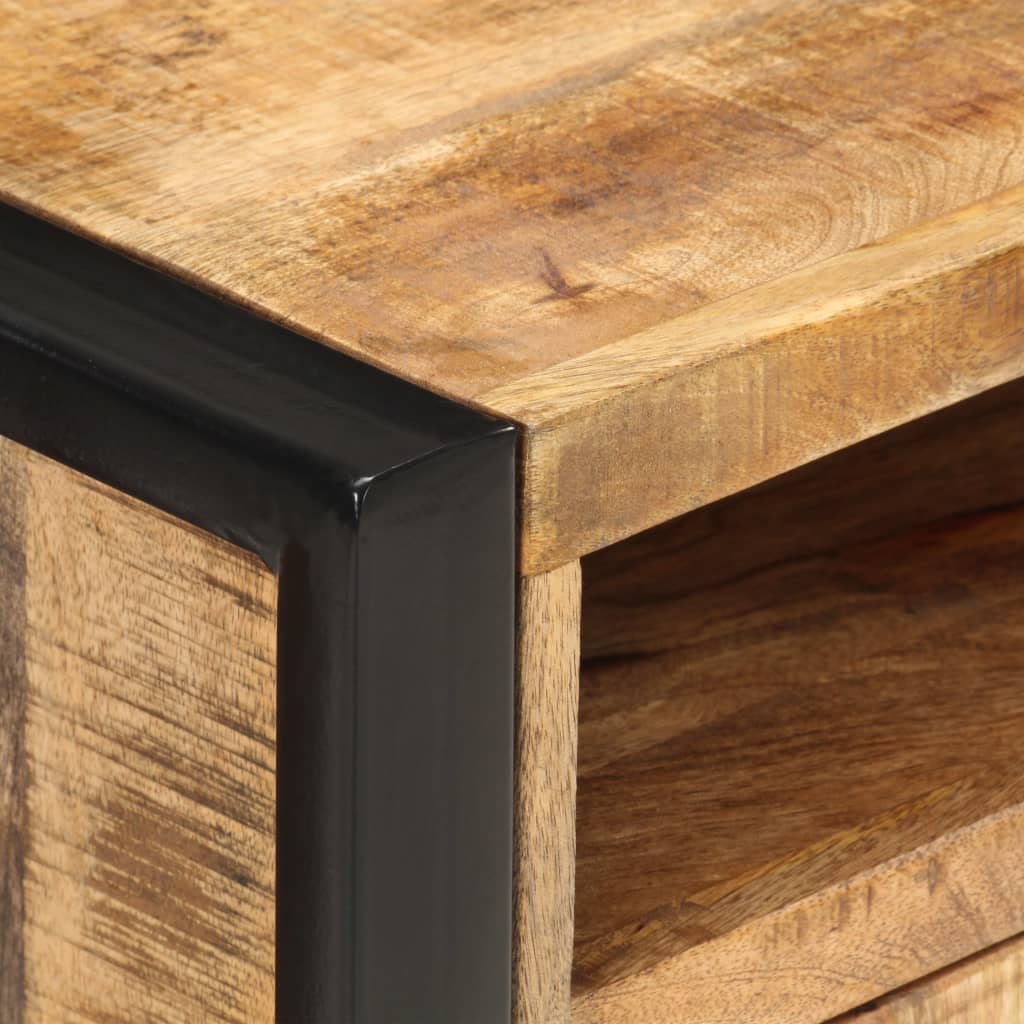 vidaXL Nachtkastje 40x35x55 cm massief mangohout