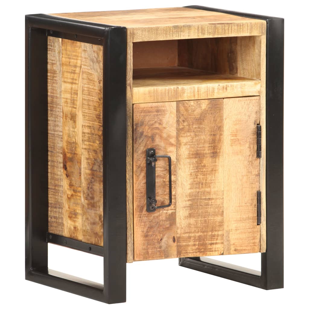 vidaXL Nachtkastje 40x35x55 cm massief mangohout