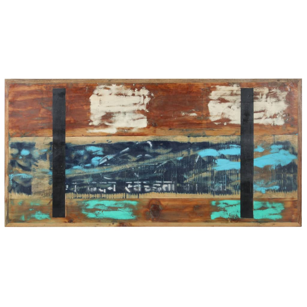 vidaXL Eettafel 120x60x76 cm bois massif recyclé