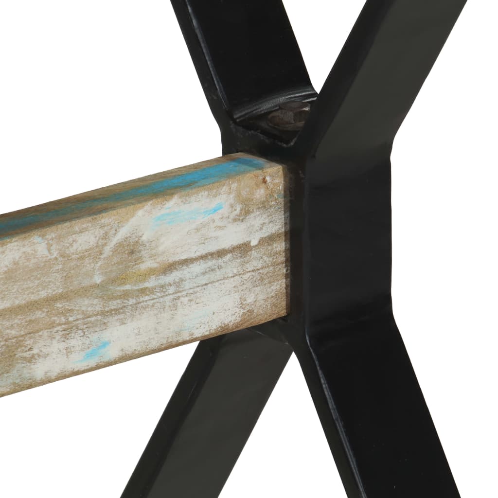 vidaXL Eettafel 120x60x76 cm bois massif recyclé