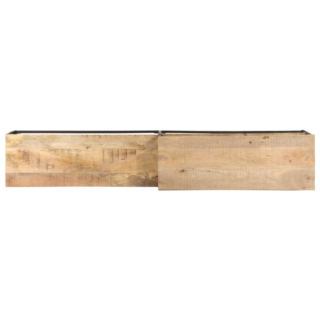 vidaXL Tv-meubel 180x30x50 cm ruw mangohout