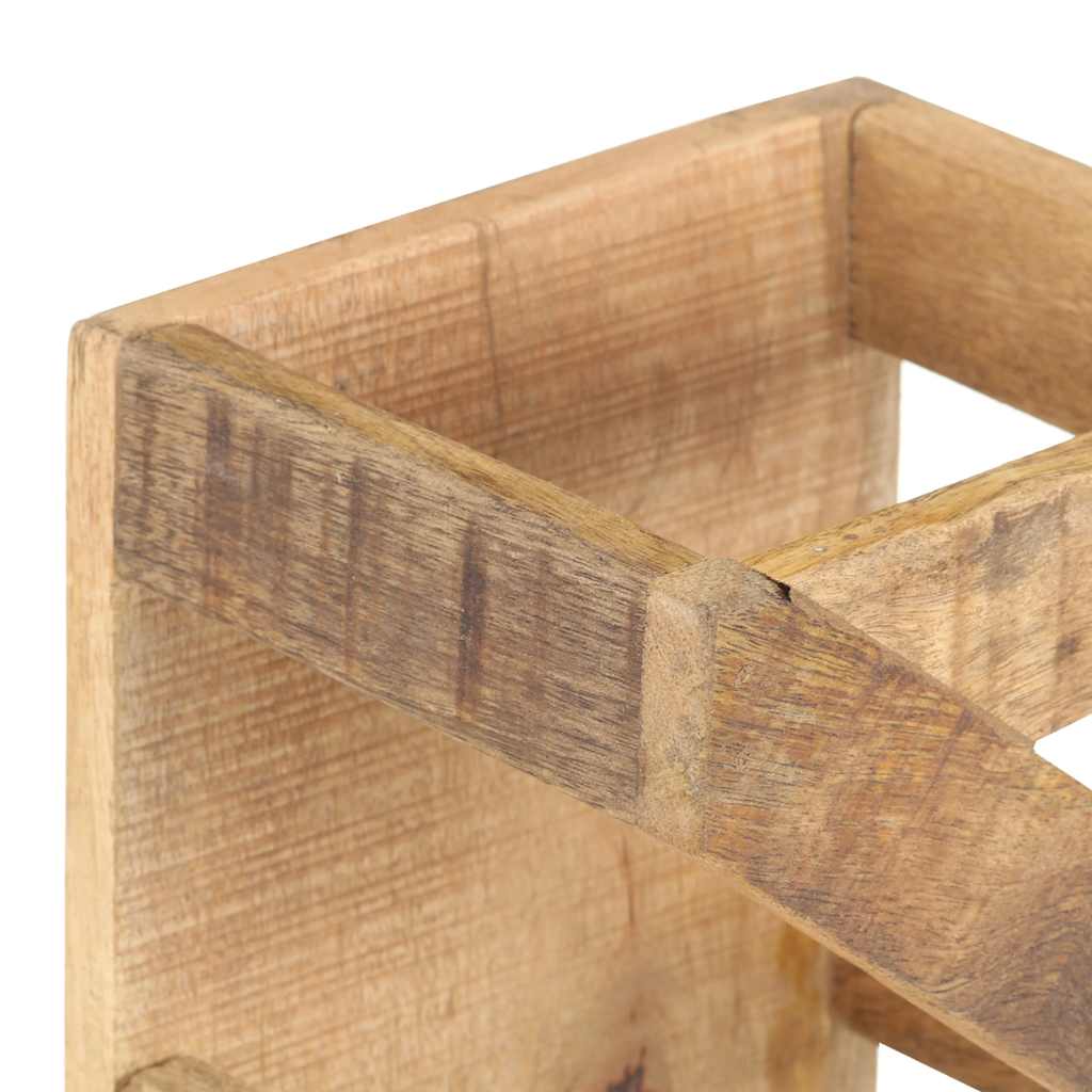 vidaXL 5-Bottle Wine Rack Solid Acacia Wood