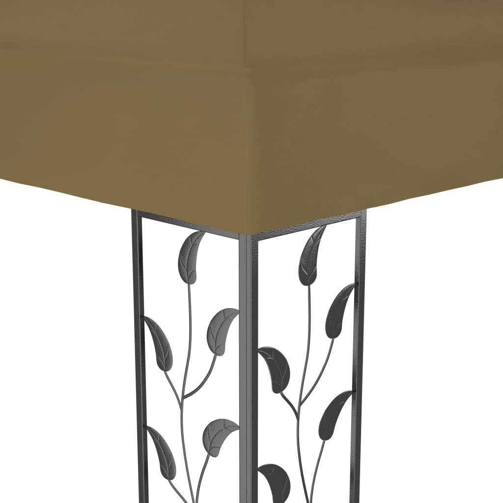 vidaXL Prieel 180 g/m² 6x3 m taupe