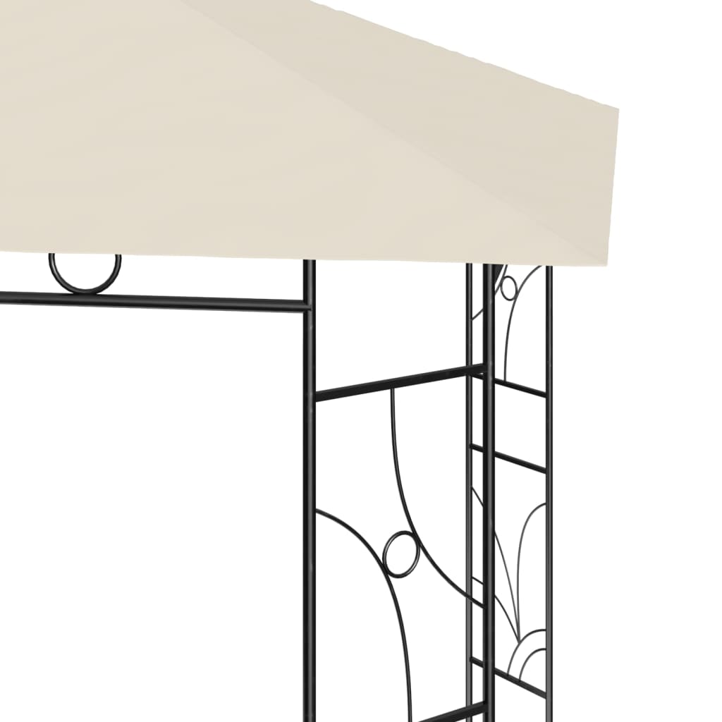 vidaXL Prieel 160 g/m² 4x3x2,7 m crèmekleurig