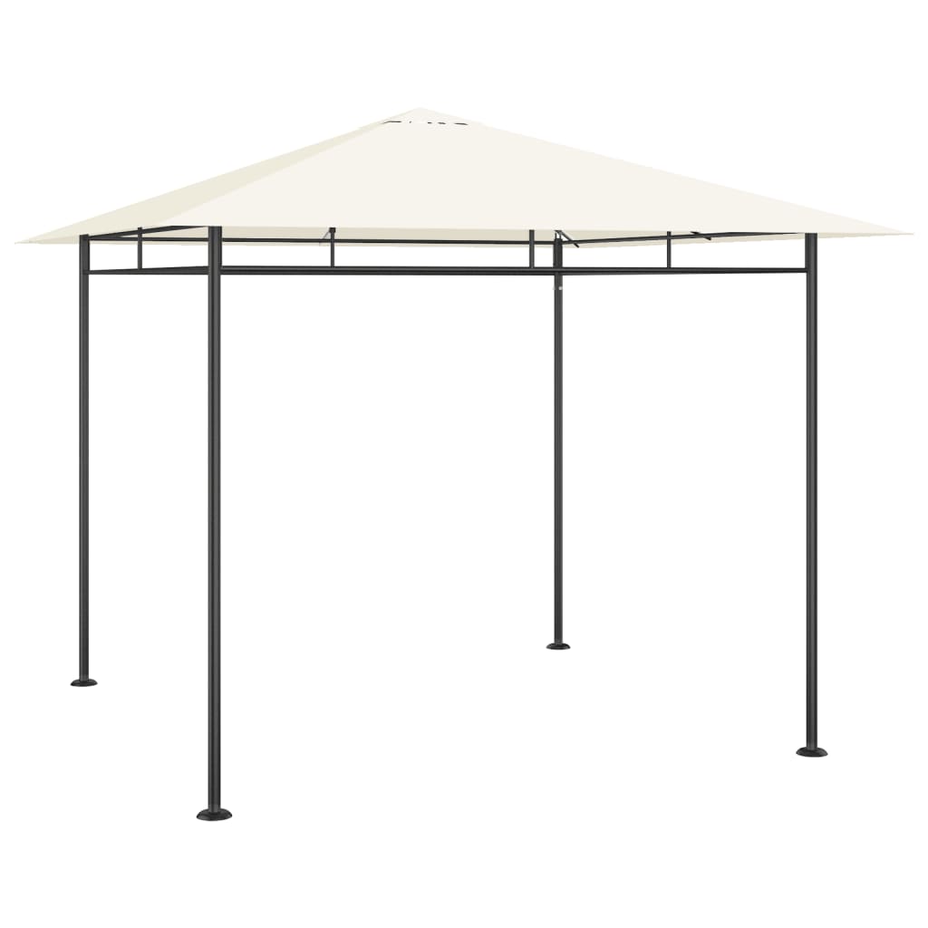 vidaXL Prieel 180 g/m² 3x3x2,7 m crèmekleurig