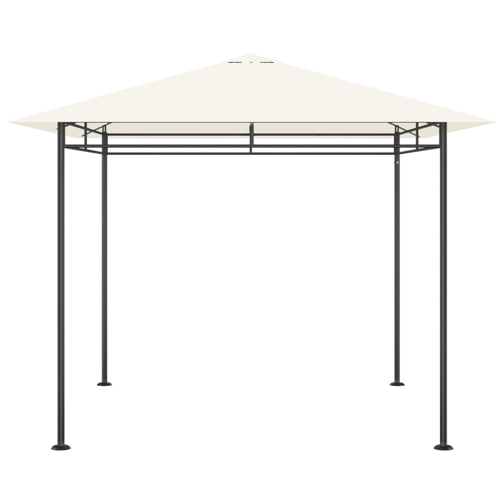 vidaXL Prieel 180 g/m² 3x3x2,7 m crèmekleurig