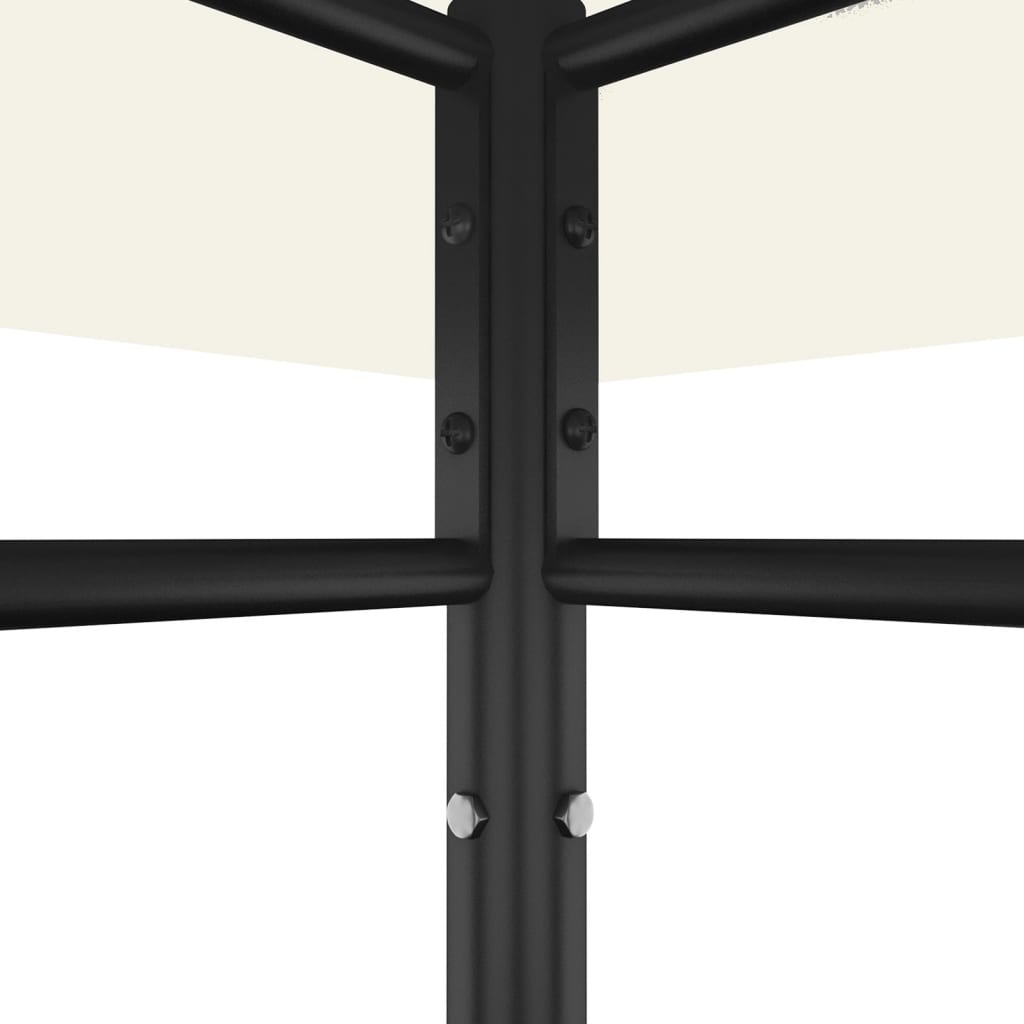 vidaXL Prieel 180 g/m² 3x3x2,7 m crèmekleurig