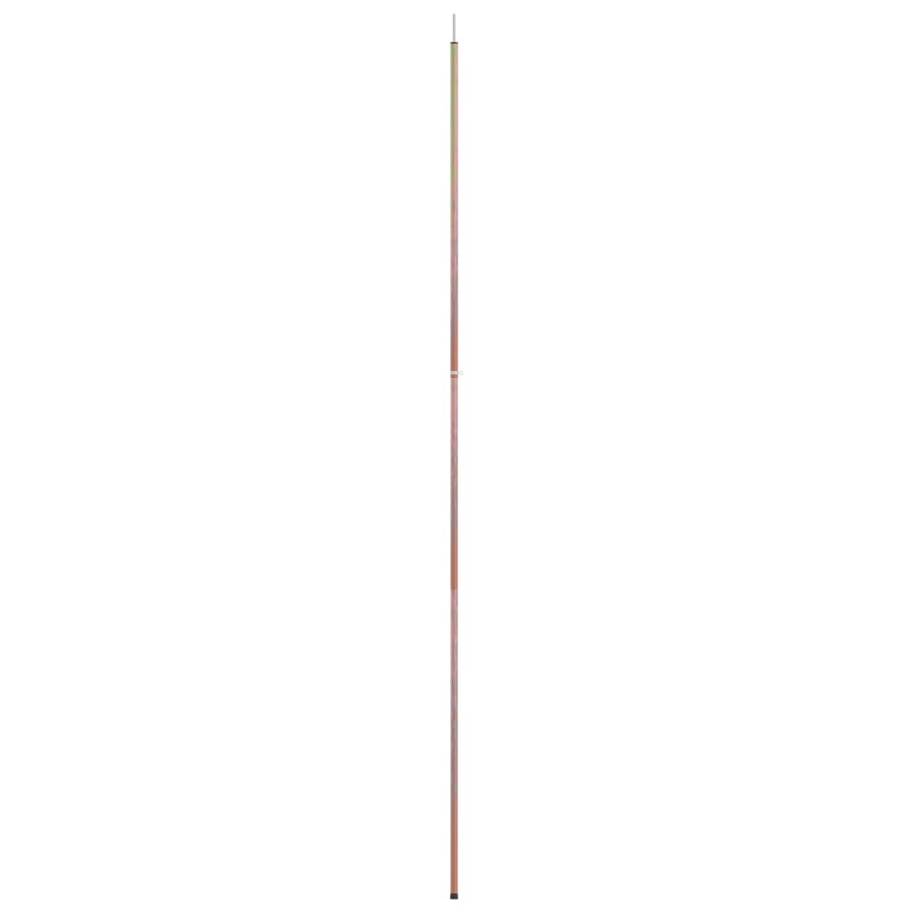 vidaXL Tentstok telescopisch 170-255 cm gegalvaniseerd staal