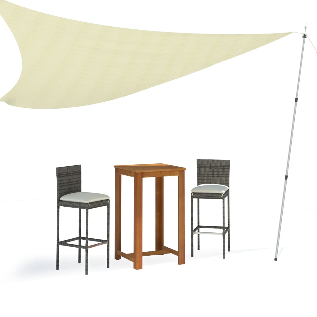 vidaXL Luifelstok telescopisch 102-260 cm aluminium