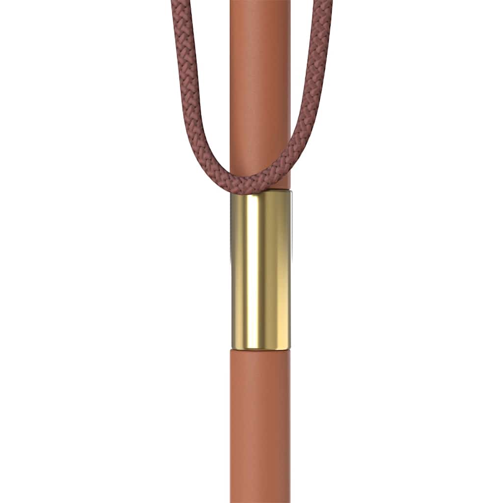 vidaXL Parasol met houten paal 150x200 cm zwart