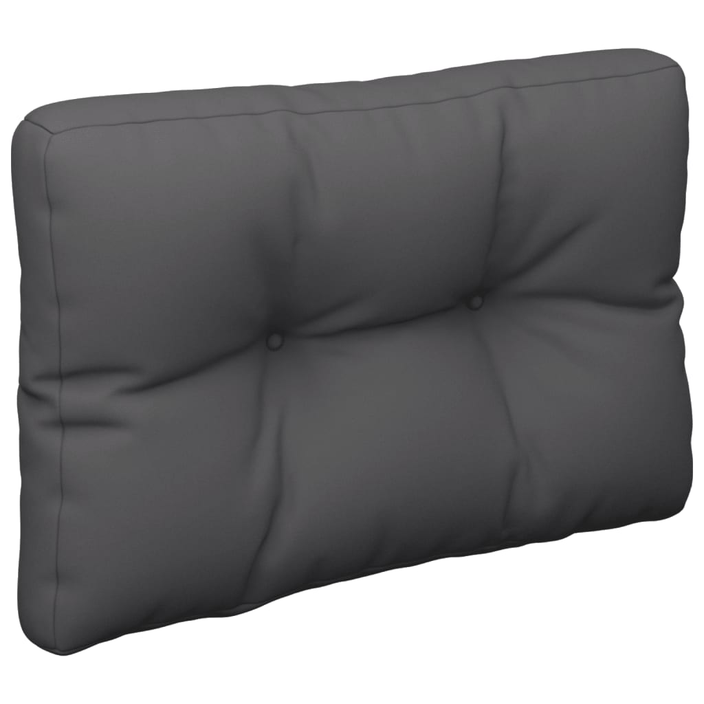 vidaXL Pallet Cushions 2 pcs Fabric Anthracite