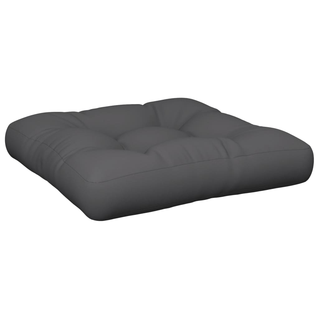 vidaXL Pallet Cushions 2 pcs Fabric Anthracite